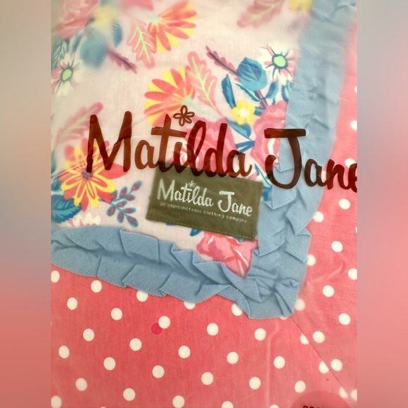 Matilda Jane Going Together Throw Floral Strawberry Blanket New In Bag! - Picture 4 of 7